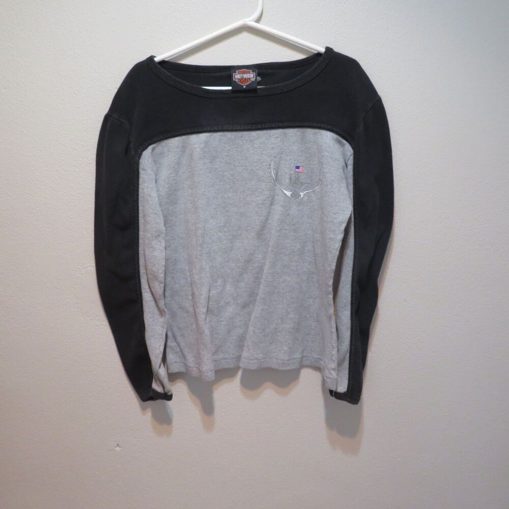 Vintage‎ Harley-Davidson 2002 Sturgis Long Sleeve Top Size M